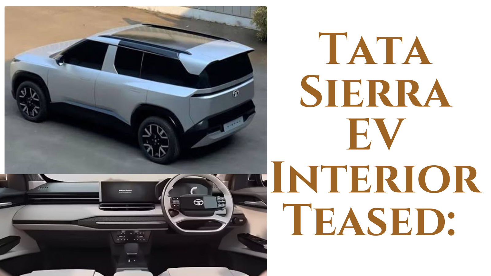 Tata Sierra EV Interior
